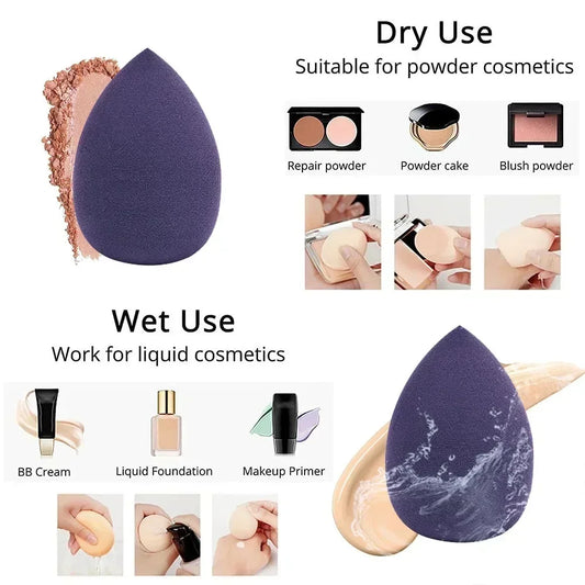 12PCS Soft Makeup Sponge Blender Set