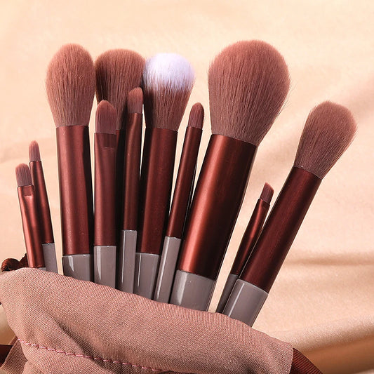 13-Piece Soft Makeup Brush Set
