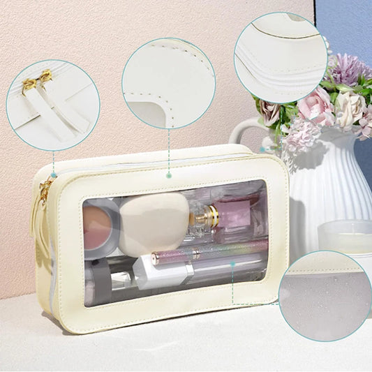 Portable Clear Makeup & Toiletry Bag