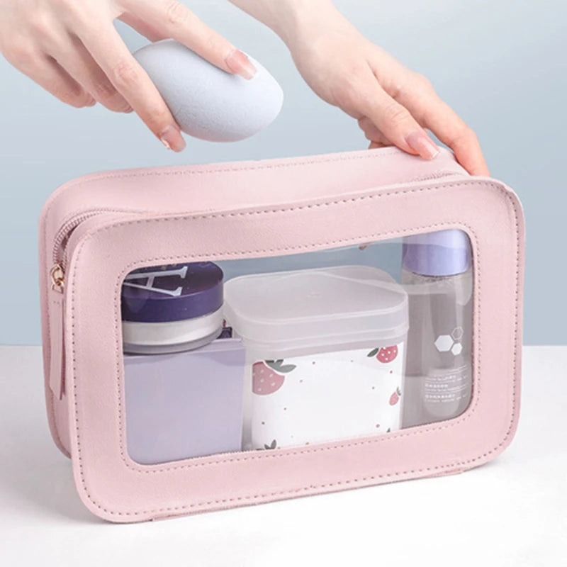 Portable Clear Makeup & Toiletry Bag